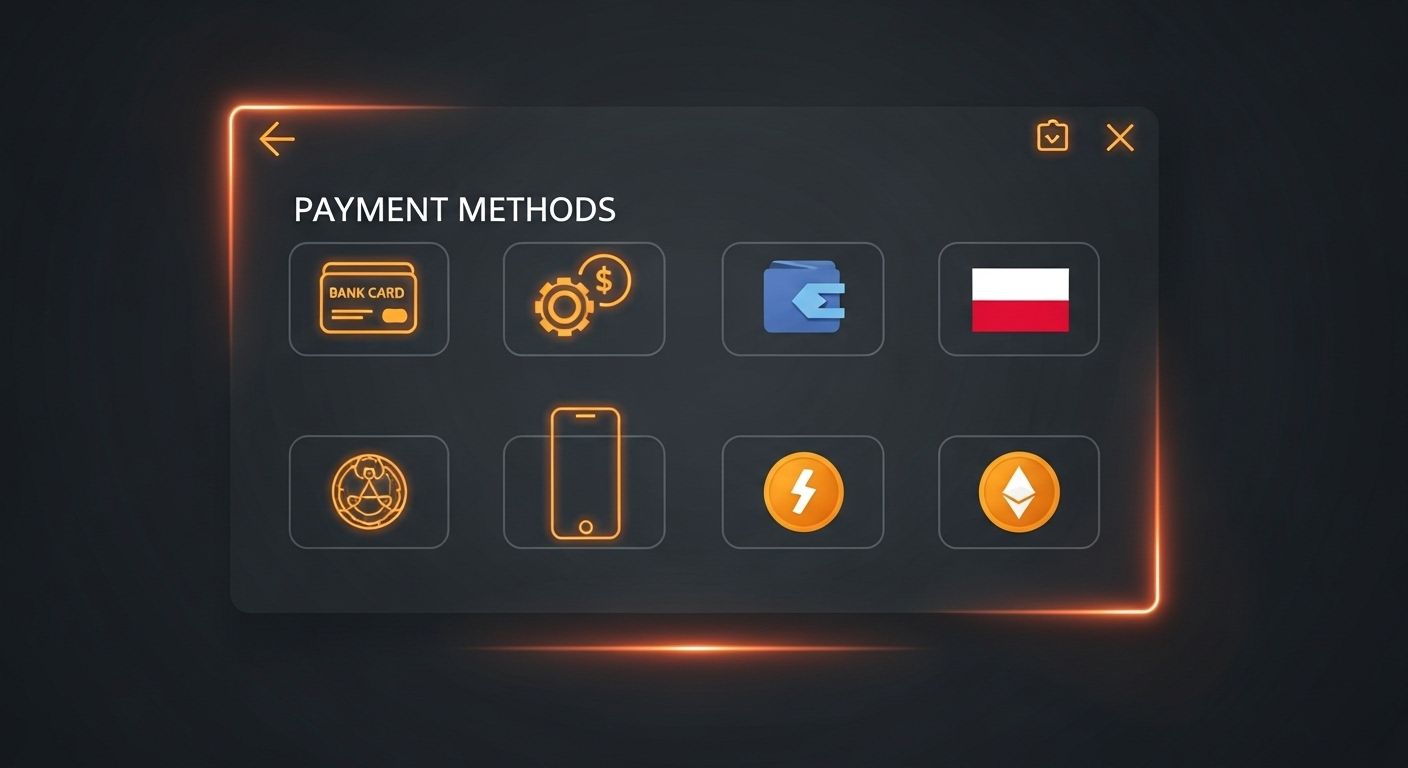 Dostępne metody wpłat instant deposit casino